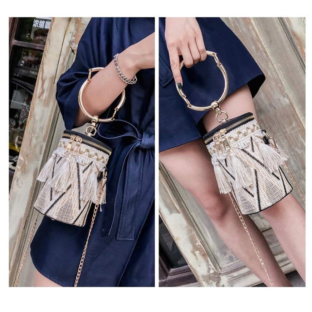 Boho style crossbody bag - Picture 4 of 4